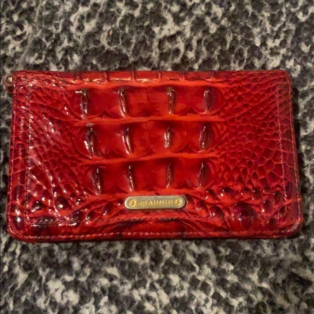 Brahmin red wallet